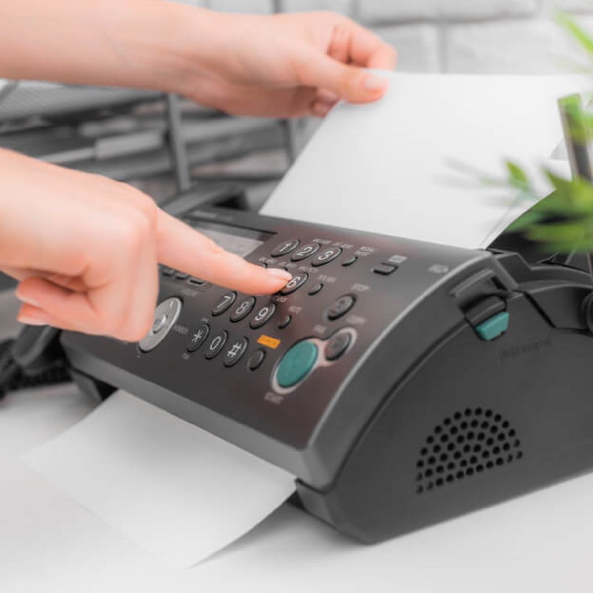 How does a fax machine work?