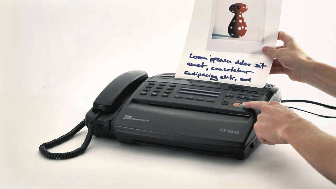 How to use a fax machine?