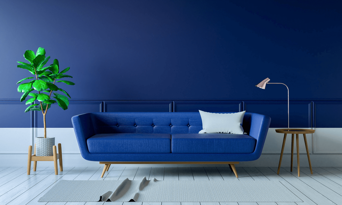 Modern blue color palette