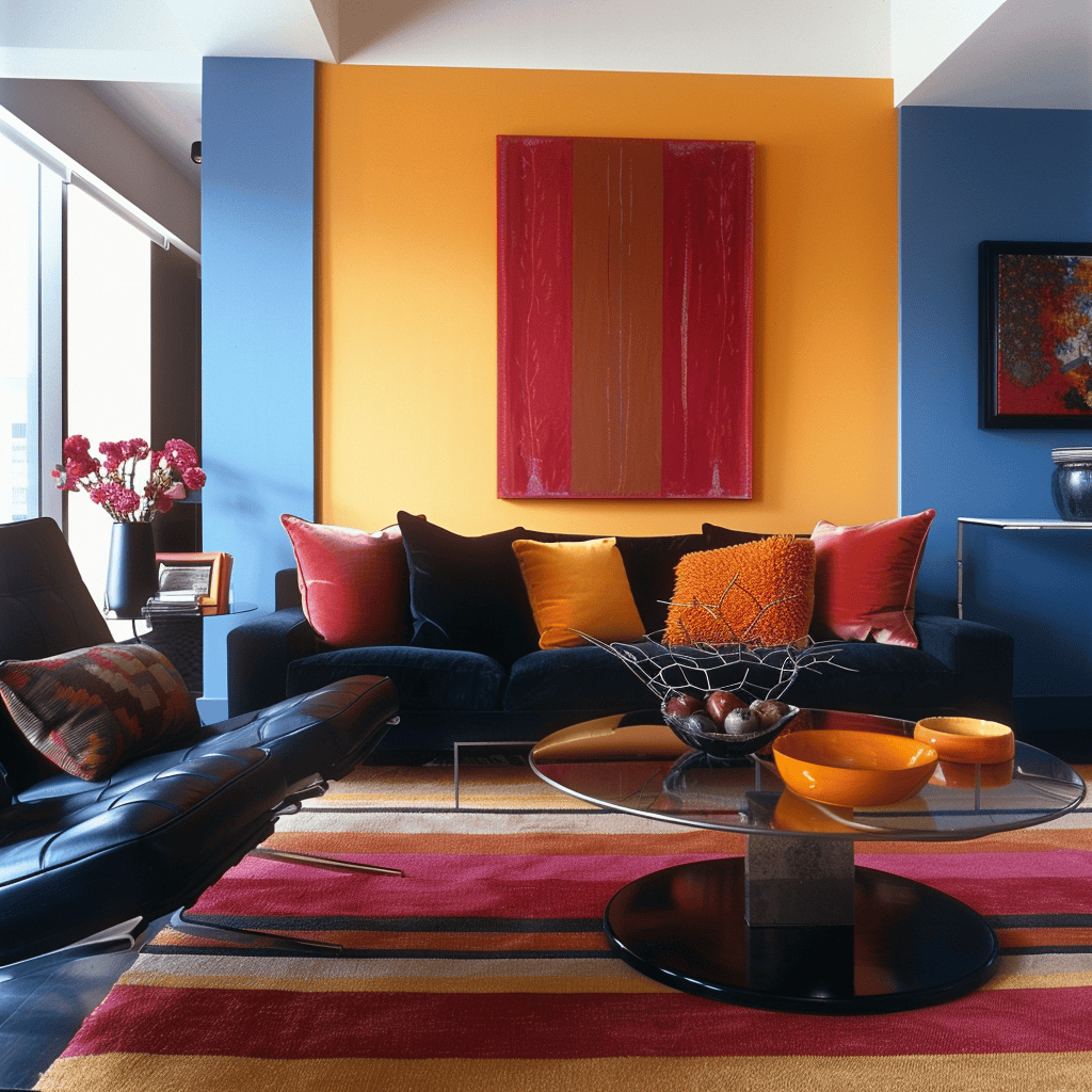 Modern blue color palette