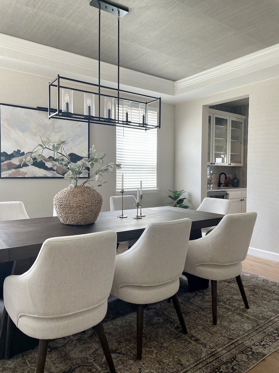 Living room accessible beige color palette