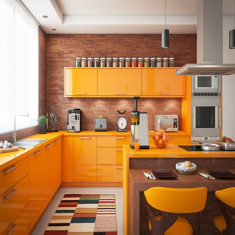 color palette with orange