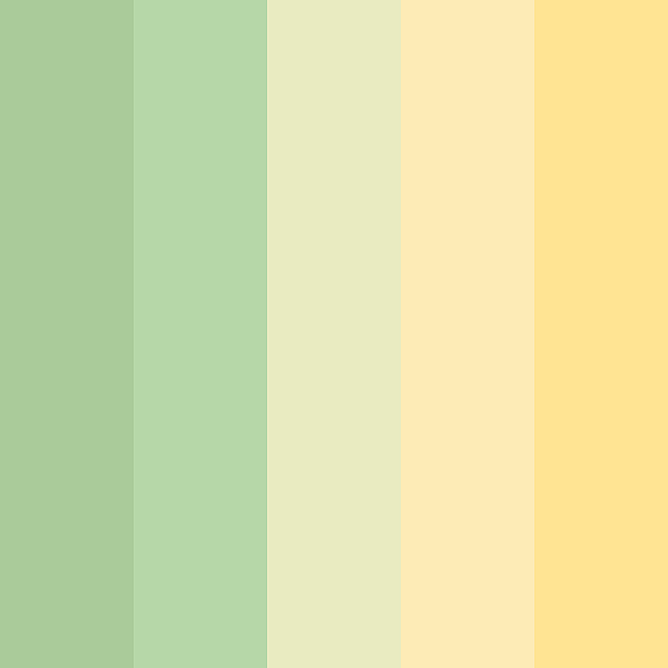 green yellow color palette