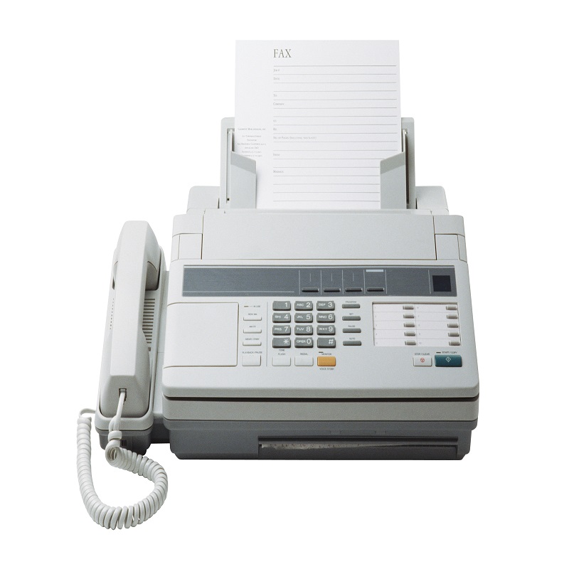 set up a fax machine