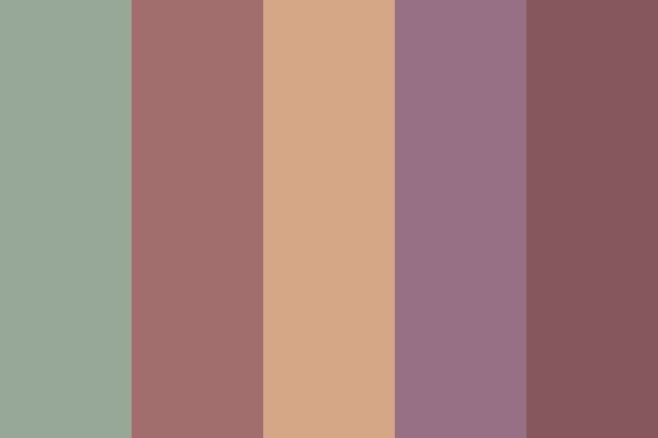 Cottagecore color palette