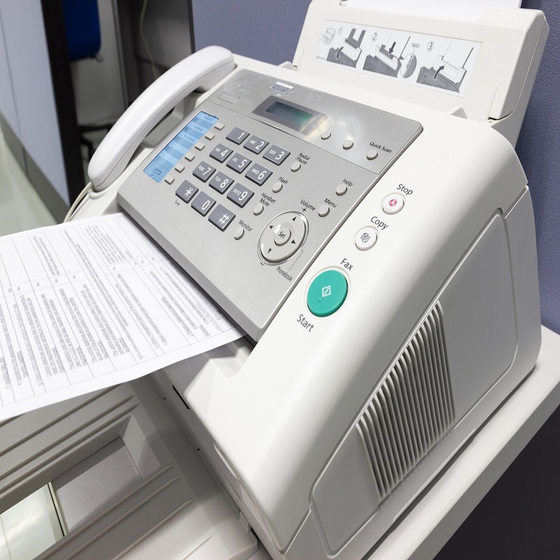 fax machine become popular