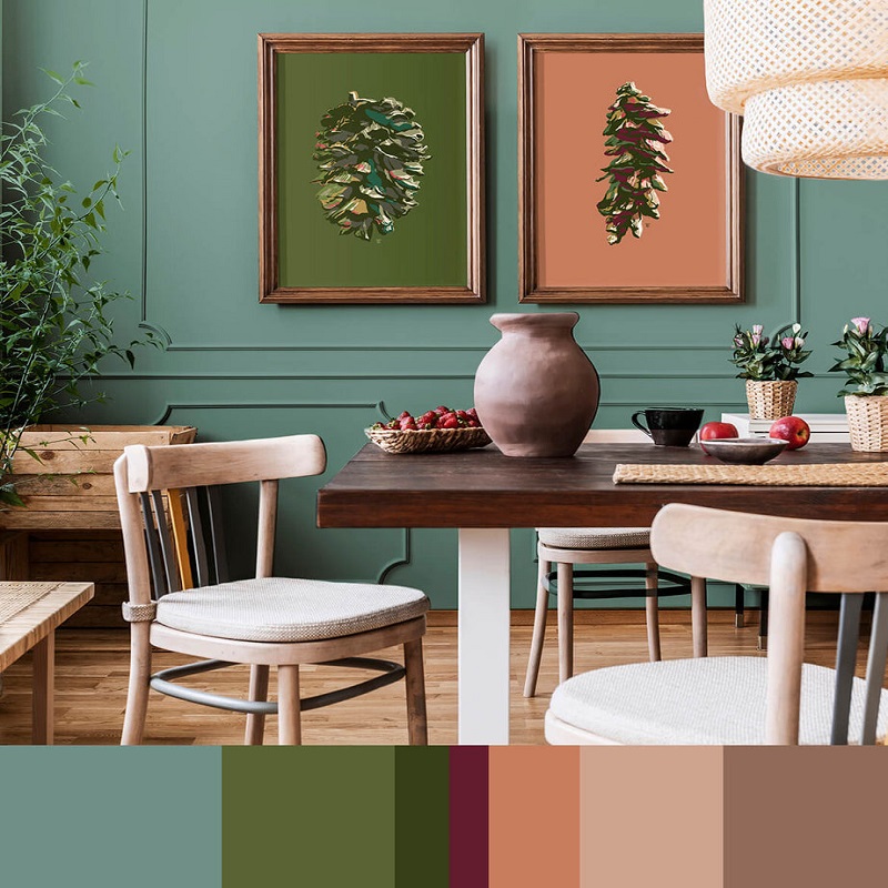 Cottagecore color palette