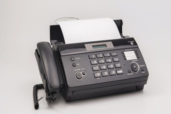 first fax machine created