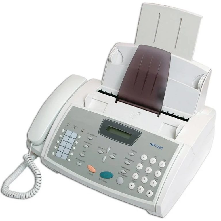 fax machine patented