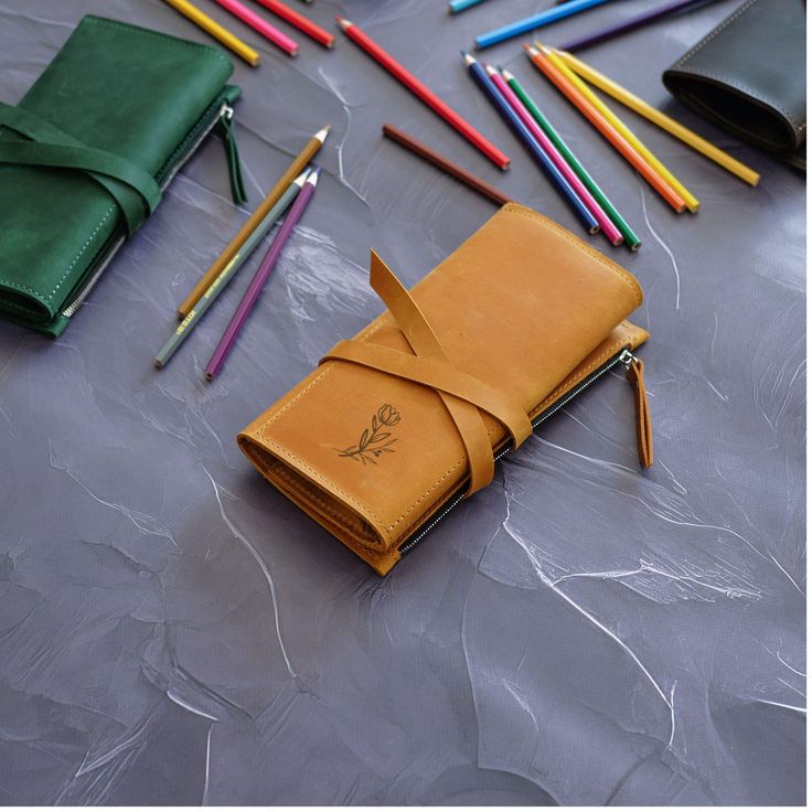 leather pencil case