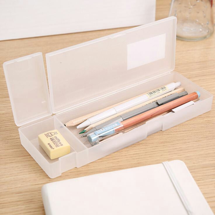 Plastic pencil case