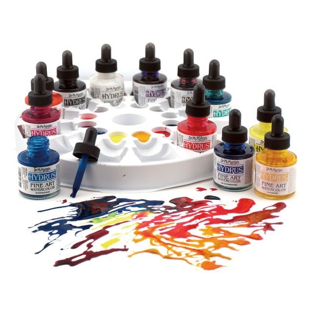 liquid watercolor paint