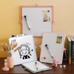 Dry erase board and marker