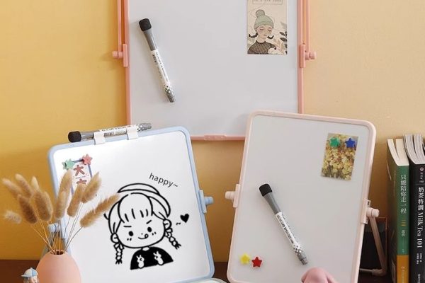 Dry erase board and marker