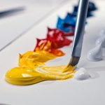 is acrylic paint latex