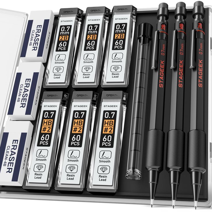 mechanical pencil lead types
