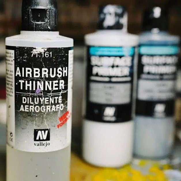 how to dilute airbrush paint